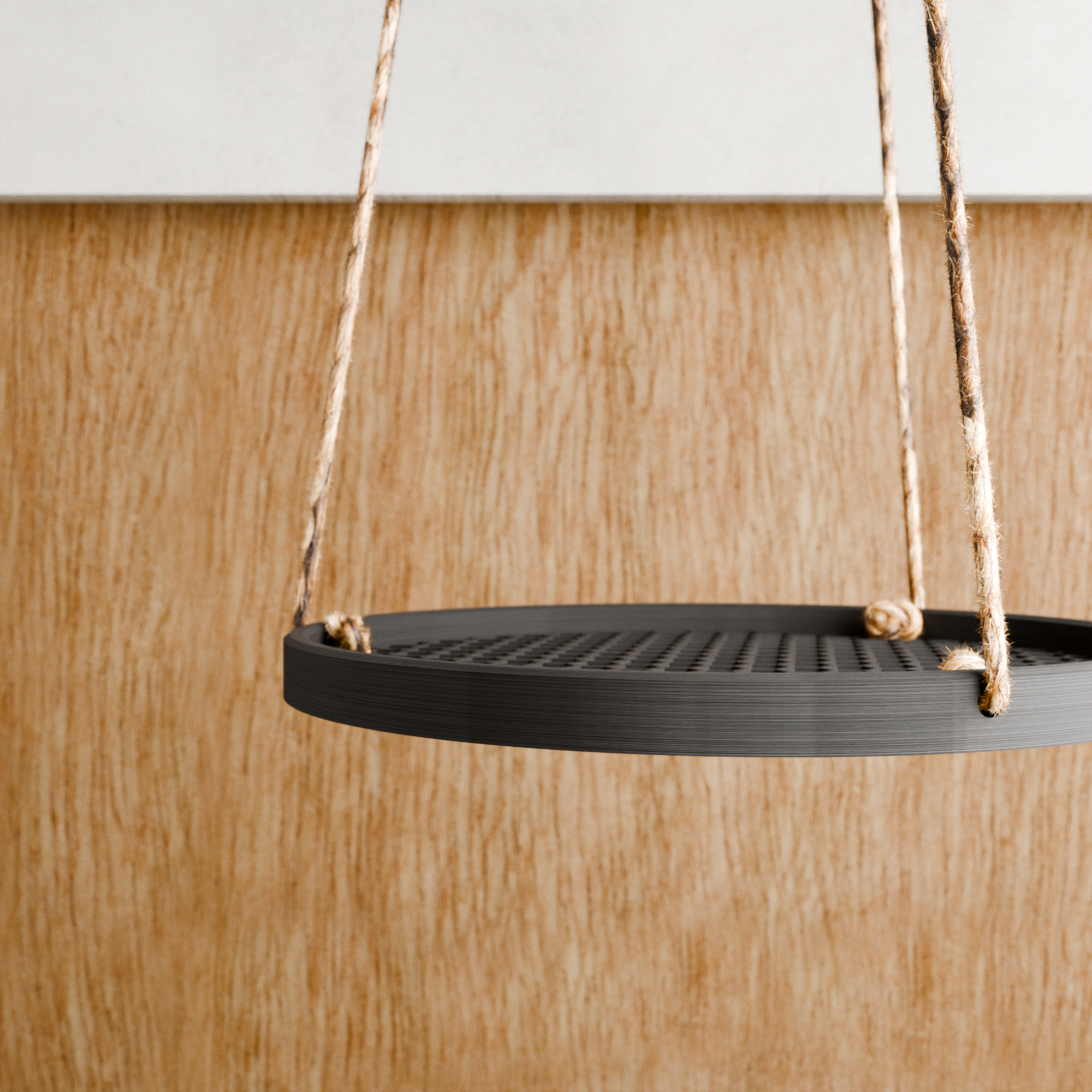 Hanging Plant Pot Tray | Honeycomb
