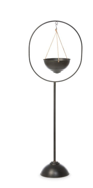 Park Hill | Spherical Iron Plant Stand