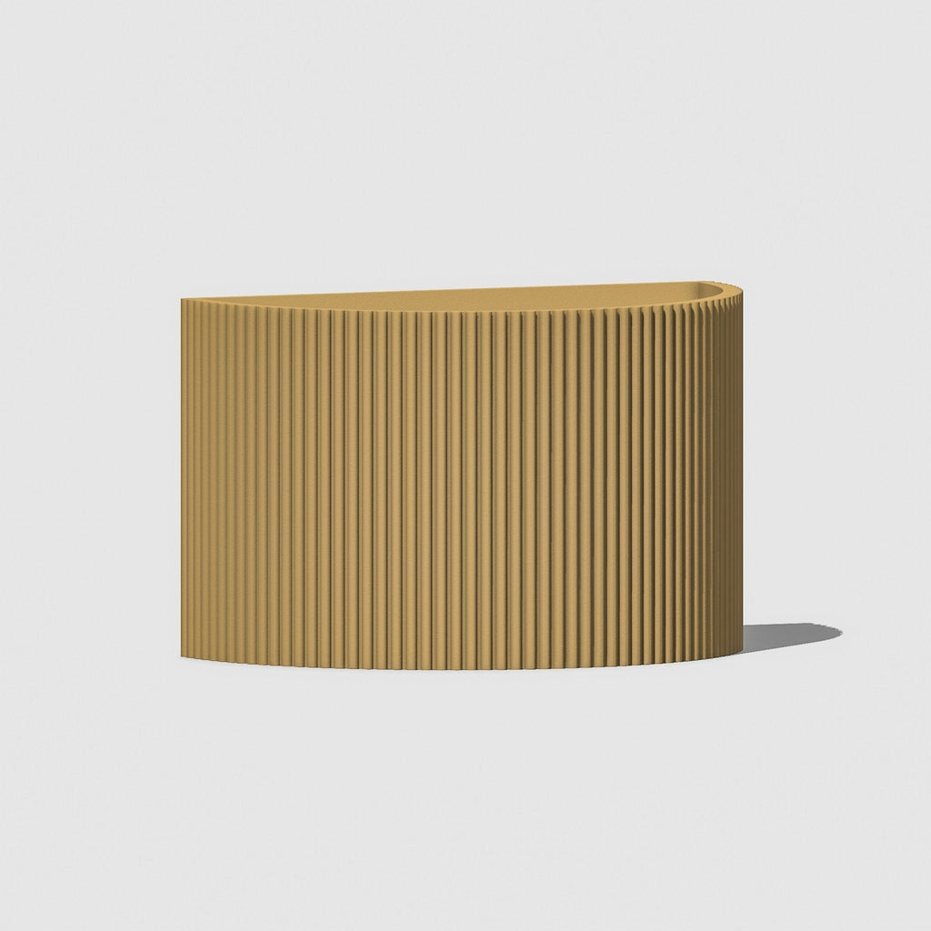Ribbed Wall Planter