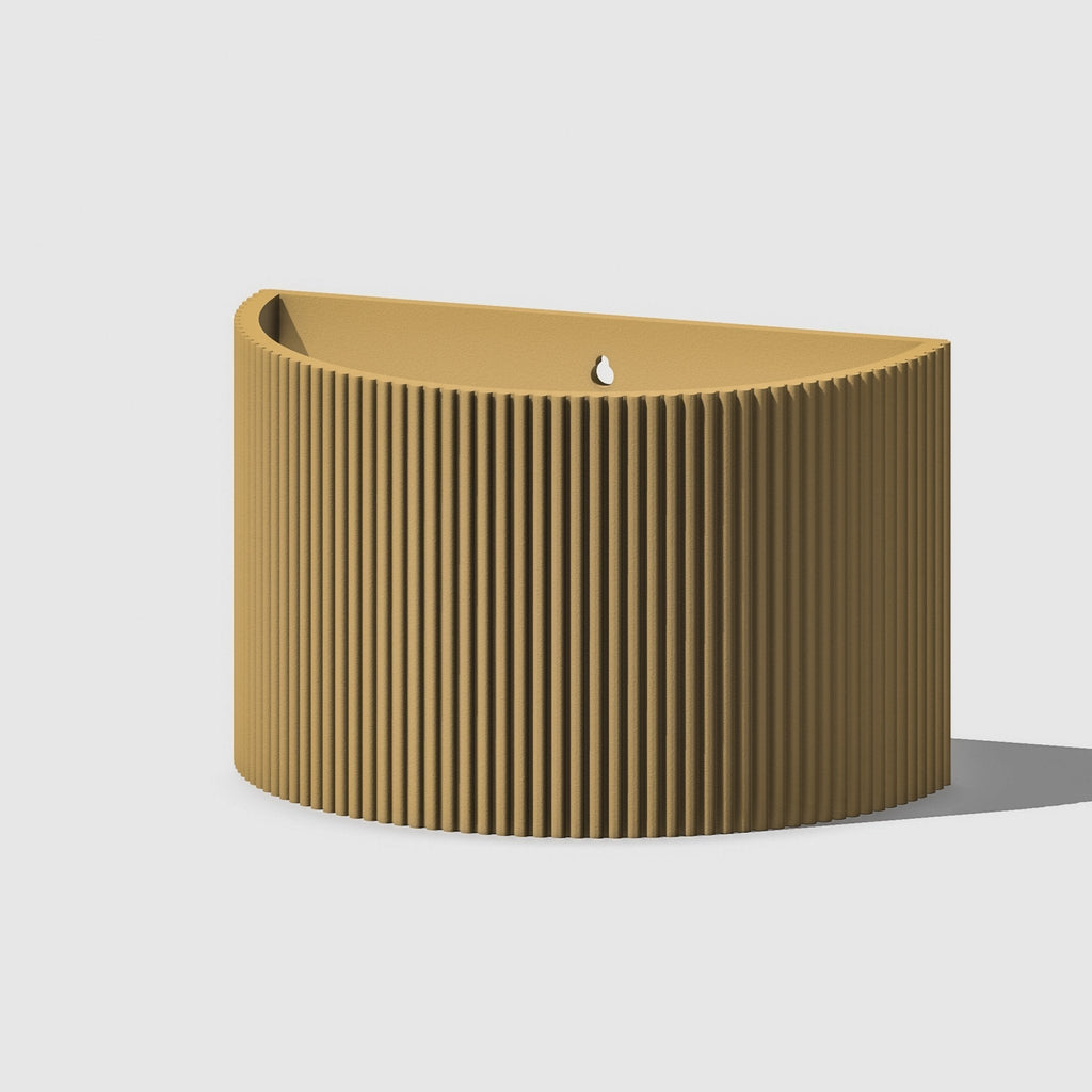 Ribbed Wall Planter