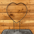 Coated Metal Plant Trellis -Heart